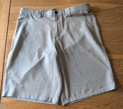 FILA Sport Golf Shorts Mens Sz 38 Light Gray Chino 11 Lng Comfort  Waistband EUC