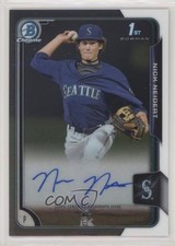 2015 Bowman Draft Chrome Draft Pick Auto Nick Neidert #BCA-NN Auto 4l3