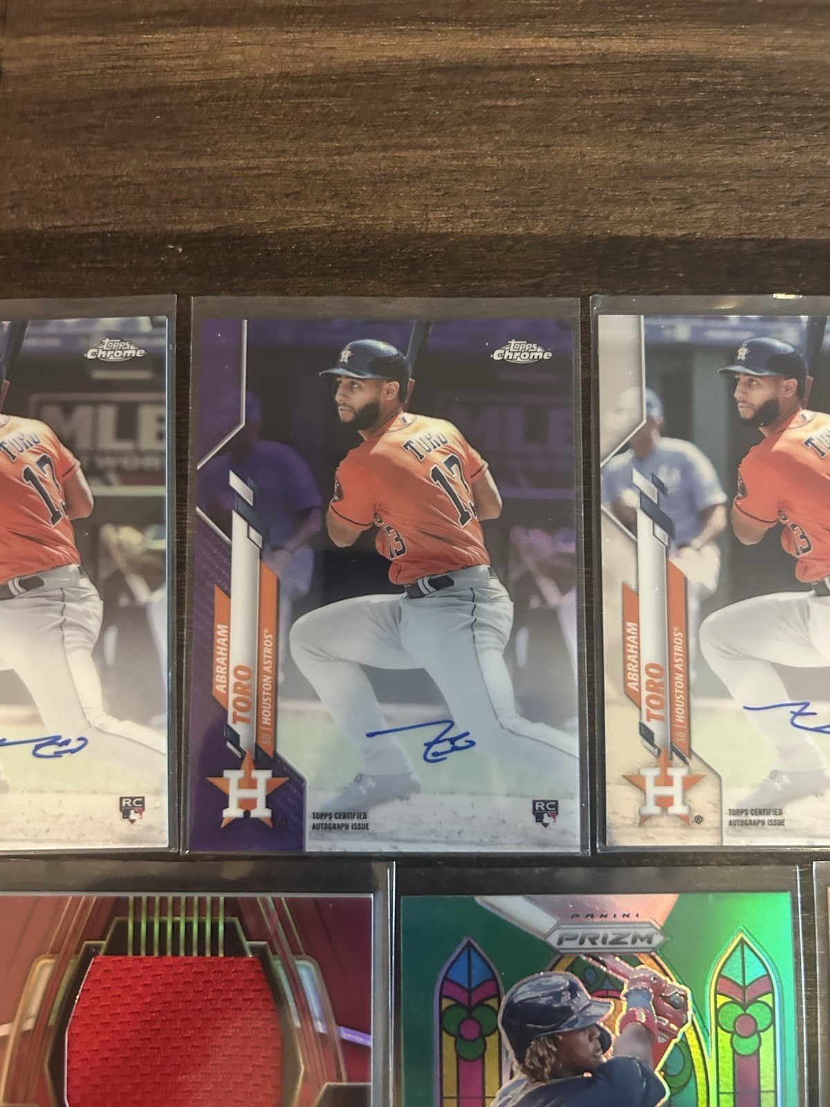 7 Card Baseball Lot - Rookie, Auto, Patch, and Numbered view 7