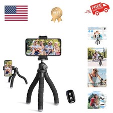 Portable Aluminum Phone Tripod with Wireless Remote for Easy Video Recording