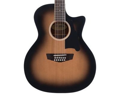 D'Angelico Premier Fulton 12-String A/E Guitar - Aged Burst - B-Stock