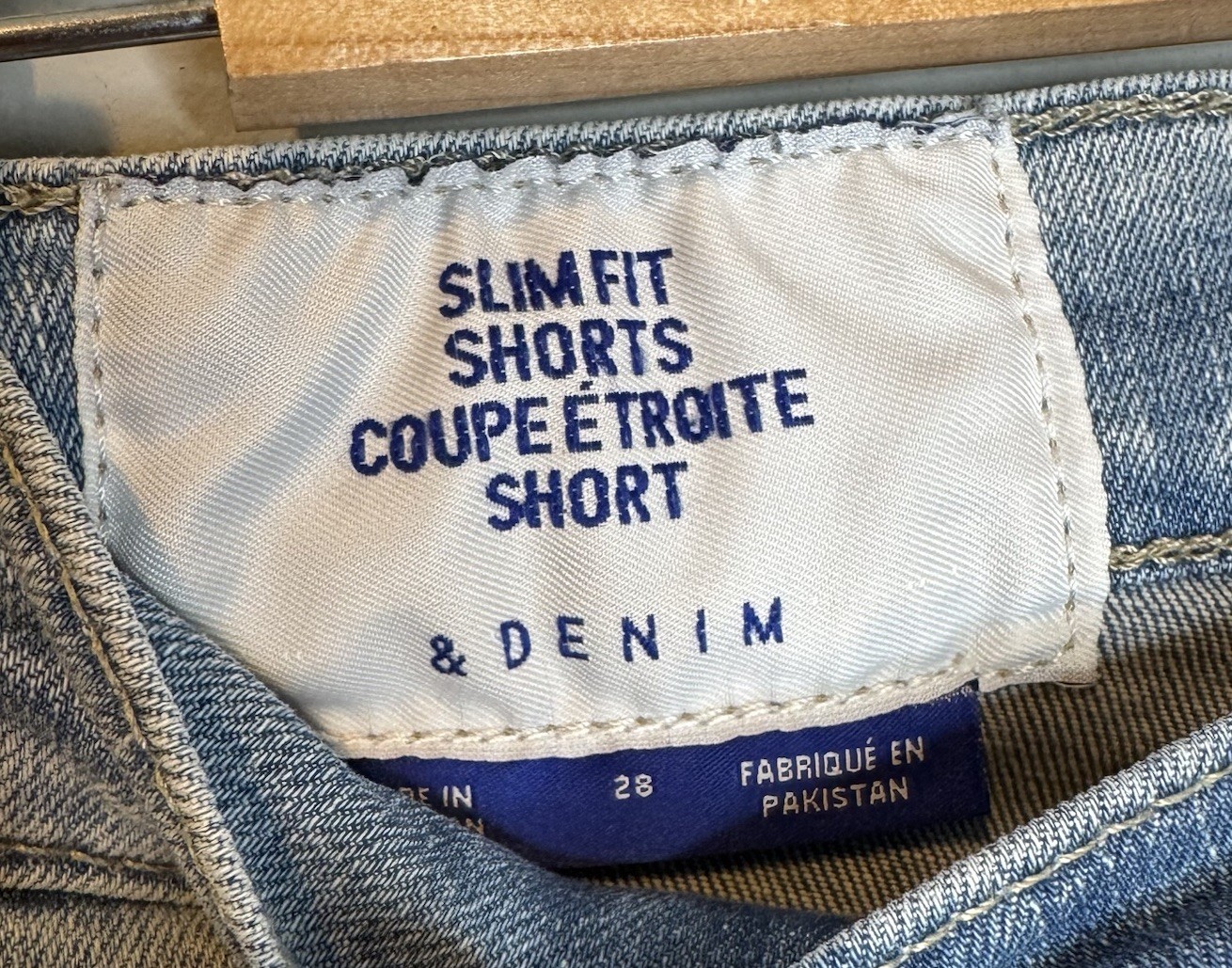 Men’s H&M 28 Jorts Denim Shorts Slim Fit thumbnail 4