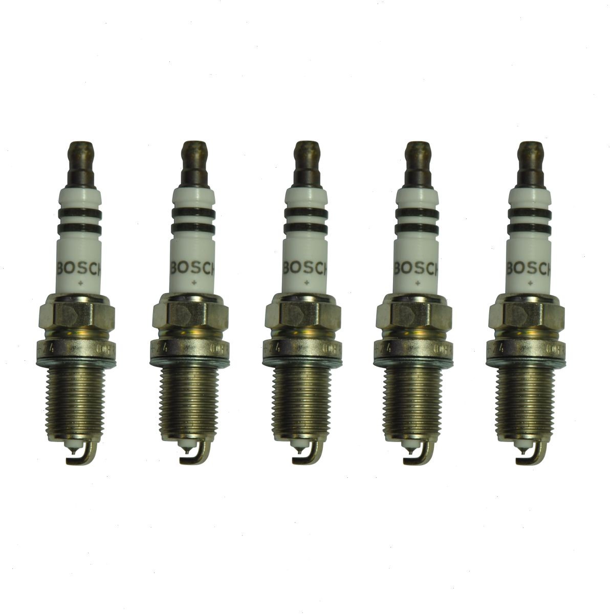 5 pc Bosch Platinum Spark Plugs for 1998-2007 Volvo V70 2.3L 2.4L 2.5L L5 va
