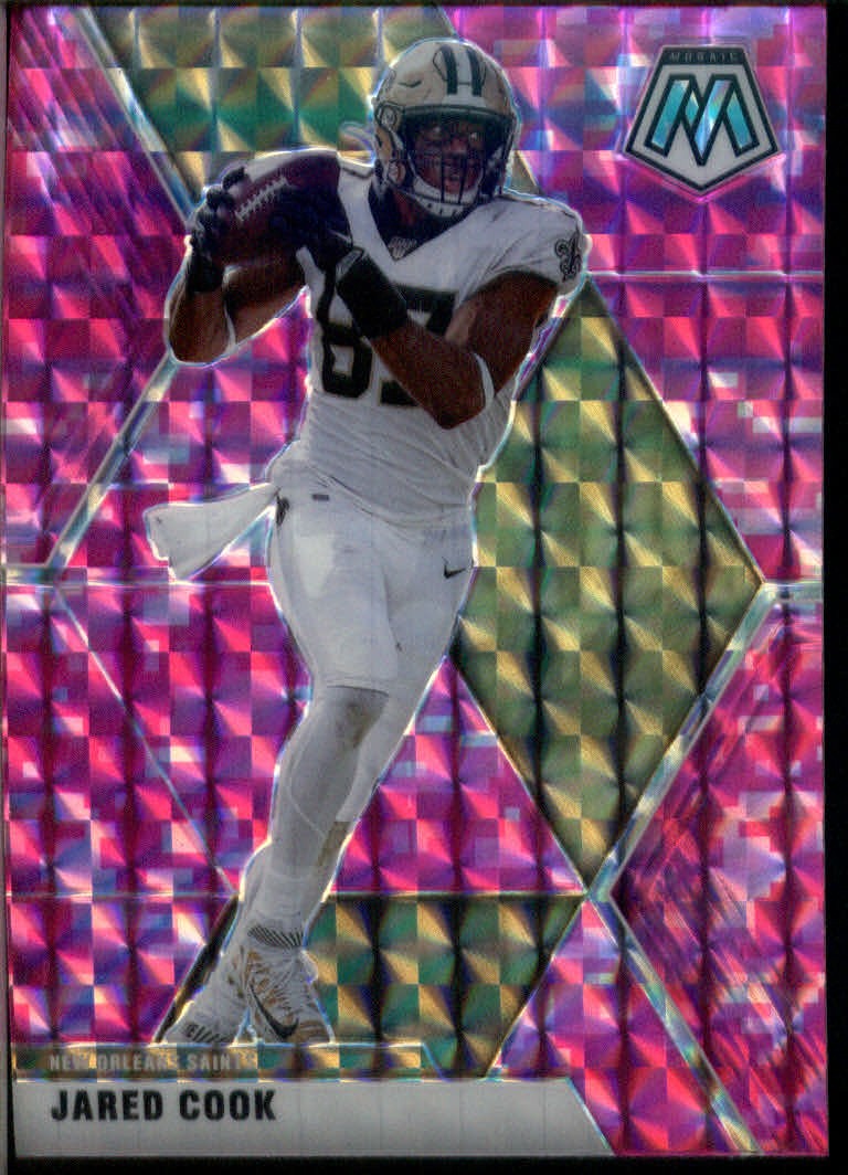 2020 Panini Mosaic #145 Jared Cook Prizm Camo Pink