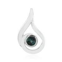 Cavill Indigolith SilberanhäNger 925 Sterlingsilber Tropfen 0,15Ct