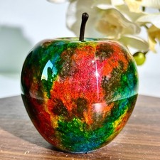 1.9LB Taiwan, China, China Natural Colorful Jade Apple Polishing Aura Healing