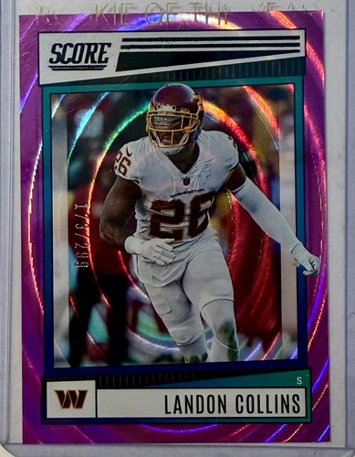 2022 Score - Landon Collins #257 Ellipse /299
