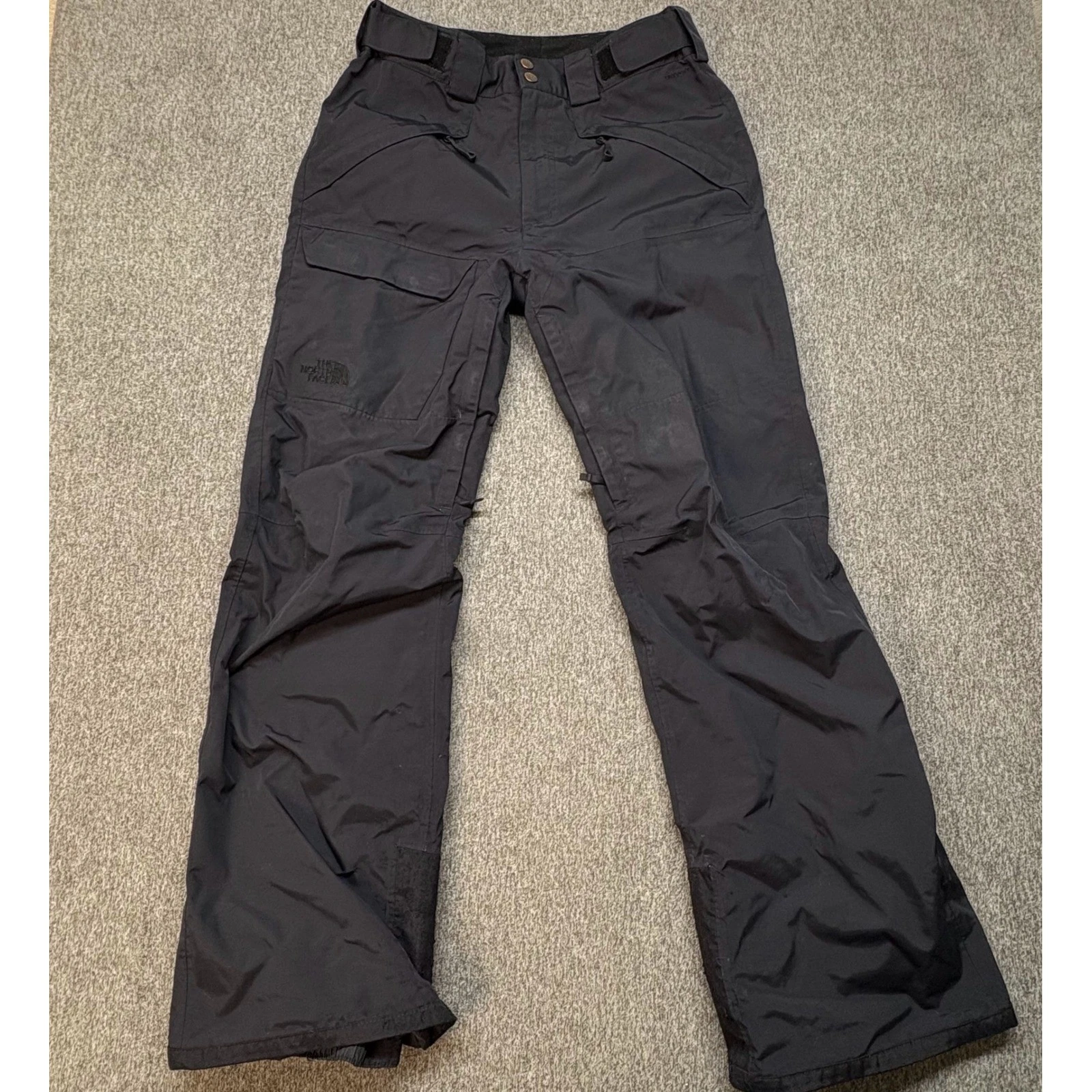 The North Face DryVent Mens Snow Pants Black Ski Snowboard Cargo Size S Regular