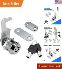 Durable 5/8 Inch Zinc Alloy Tubular Cam Lock with Keys - Secure Your Valuables