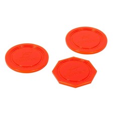 3-Pack Hover Air Hockey Pucks - 2 Round  1 Octagonal for Ultimate Action