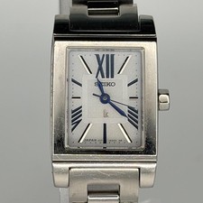 SEIKO LUKIA V117-0AF0 Solar White Dial 18.5mm Compact Watch Japan