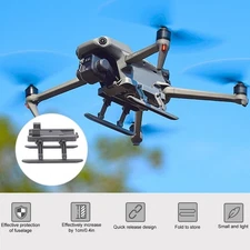 Drone Landing Gear Folding Height Extender Leg Protector Guard Dark Gray