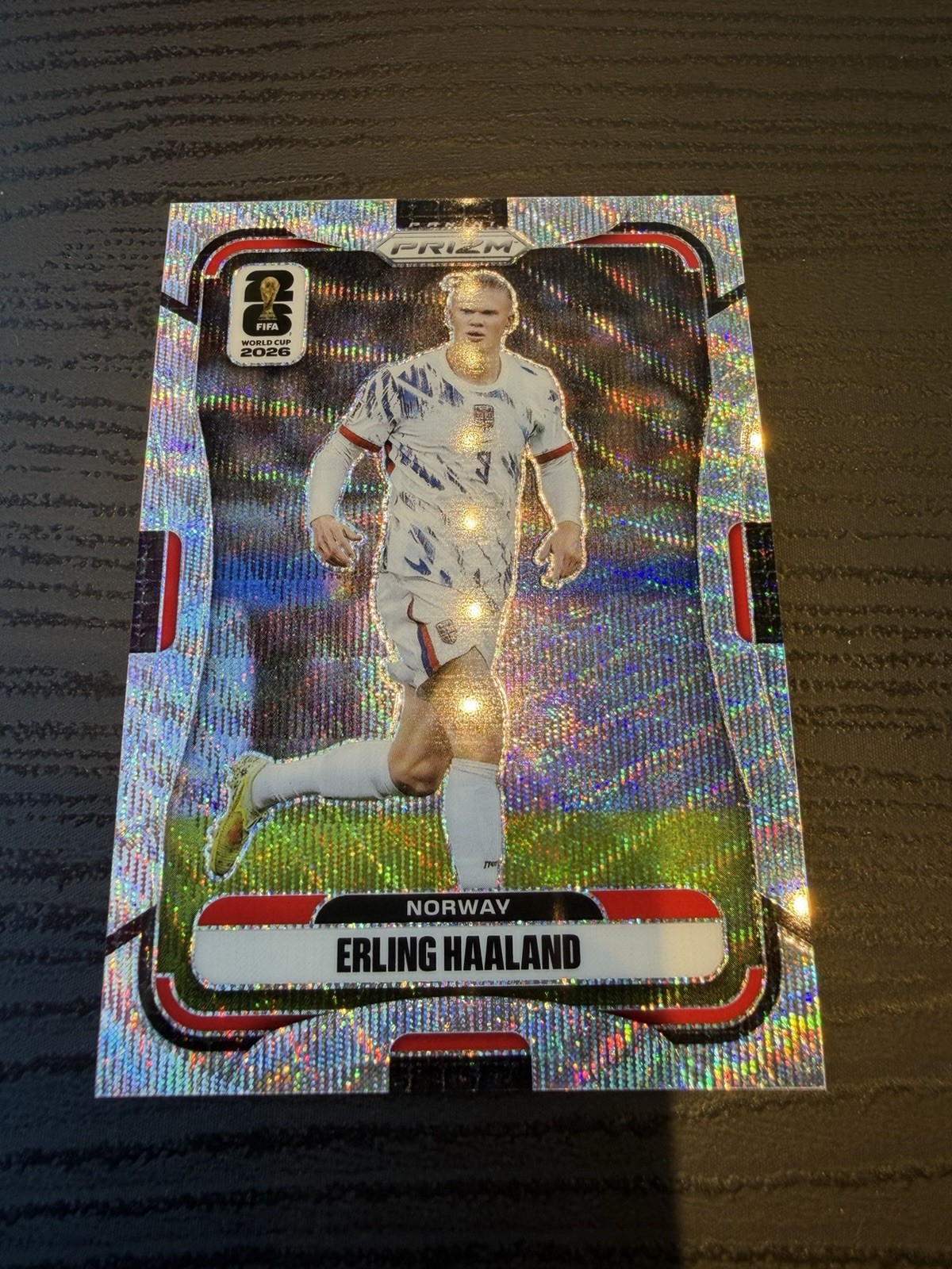 Erling Haaland 2026 Prizm World Cup Silver. view 1