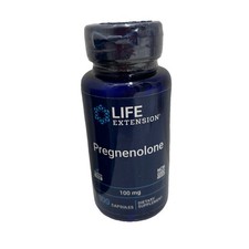 Pregnenolone 100 Mg 100 caps By Life Extension, 7/27