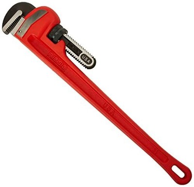RIDGID 31030 Heavy-Duty Straight Pipe Wrench, 24'' Sturdy Plumbing Wrench