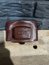 Vintage Kodak Pony II  IV Leather Field Case Camera Case Brown