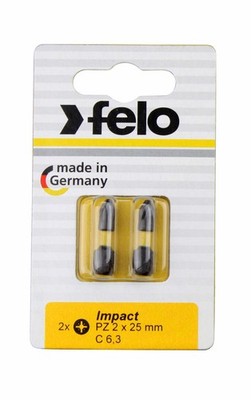 Felo Bit C 6,3 IMPACT TORX  T 20 x 25 2-tlg. Box
