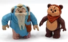 Logray + Wicket Star Wars Ewoks Cartoon TV Series 2" Action Figures Kenner 1985