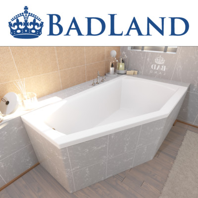 Eckbadewanne Eckwanne 160x90 Rechts Links Wanne Styropor GRATIS ! Ablauf ! Füße