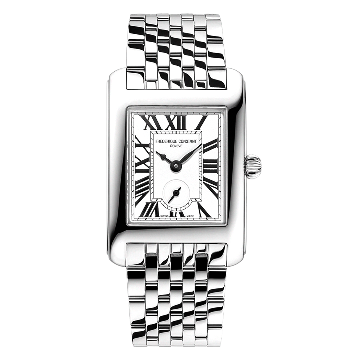 Orologio Frederique Constant Classics Carree Small Seconds Steel Strap FC-235...