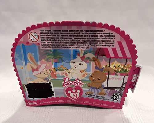 Mattel Barbie Luv Me 3 Triplet Bunny Rabbits Pets New In Package 2007 - Picture 6 of 7