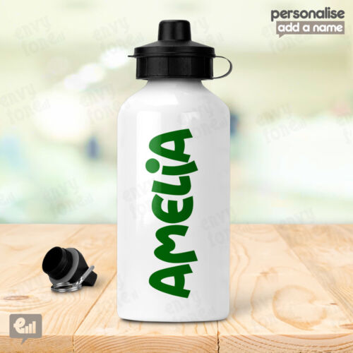 ANY NAME Personalised Water Bottle Kids Drink School Sports Birthday Gift WB01 - Picture 7 of 7