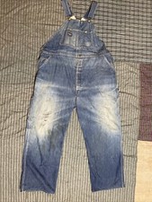 1960s Vintage Oshkosh B  Gosh Low Back Overalls 48x29