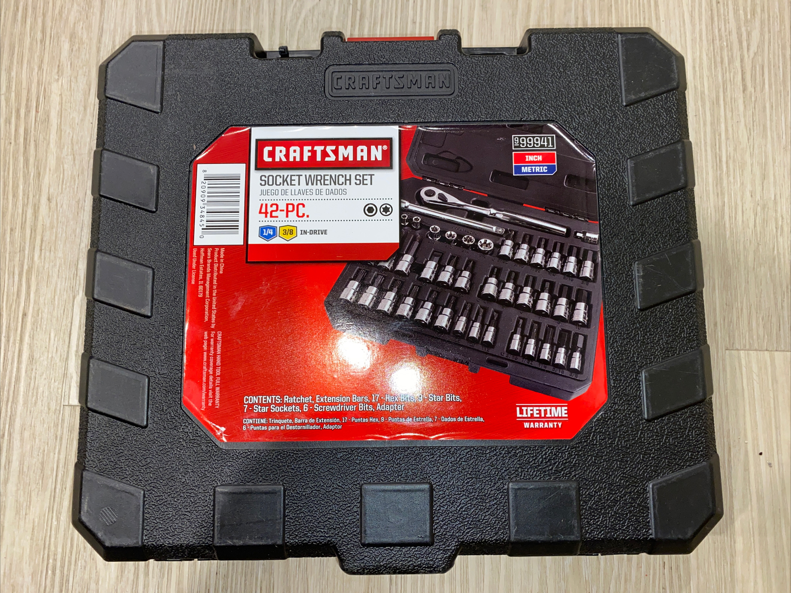 Craftsman+99941+Drive+Bit+and+Torx+Bit+Socket+Wrench+Set+-+42+Piece for ...