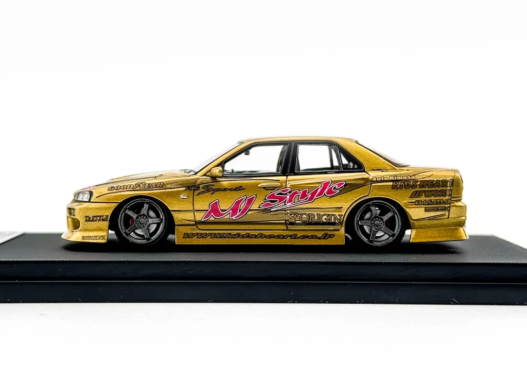 Mortal 1/64スカイライン　ER34 D1 GRAND PRIX 金色 Mortal model 1/64 日産 スカイライン ER34 D1 GRAND PRIX