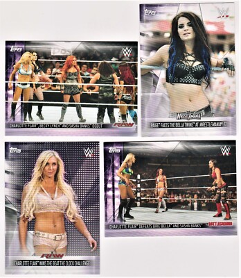 2019 Topps WWE Womens Revolution Singles DR 1-10 feat Paige, Lynch, Flair, Banks