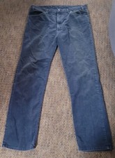 True VTG Levis Blue Corduroy 517 Boot Cut Pants. Rare 38" Waist /34" Inseam. USA