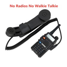 Microfono altoparlante impugnatura telefono militare H250-PTT per radio KENWOOD Baofeng UV-5R UV-82