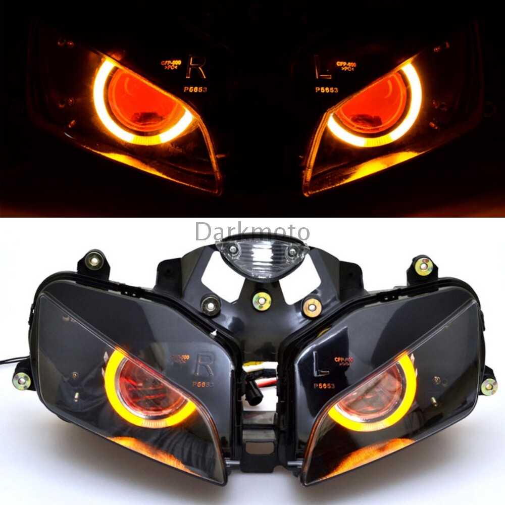 Projecteur Phare Avant Avec Yeux D'ange/démon Pour Honda CBR600RR 2013-2018 - HID