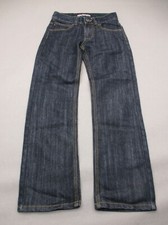 TOMMY HILFIGER Size 8 Boys Gray Cotton Blend Zip Fly Pockets Straight Jeans 964