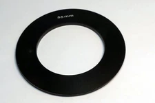 55mm Adapter Ring for Square holder Cokin size Medium P  threaded for lens
