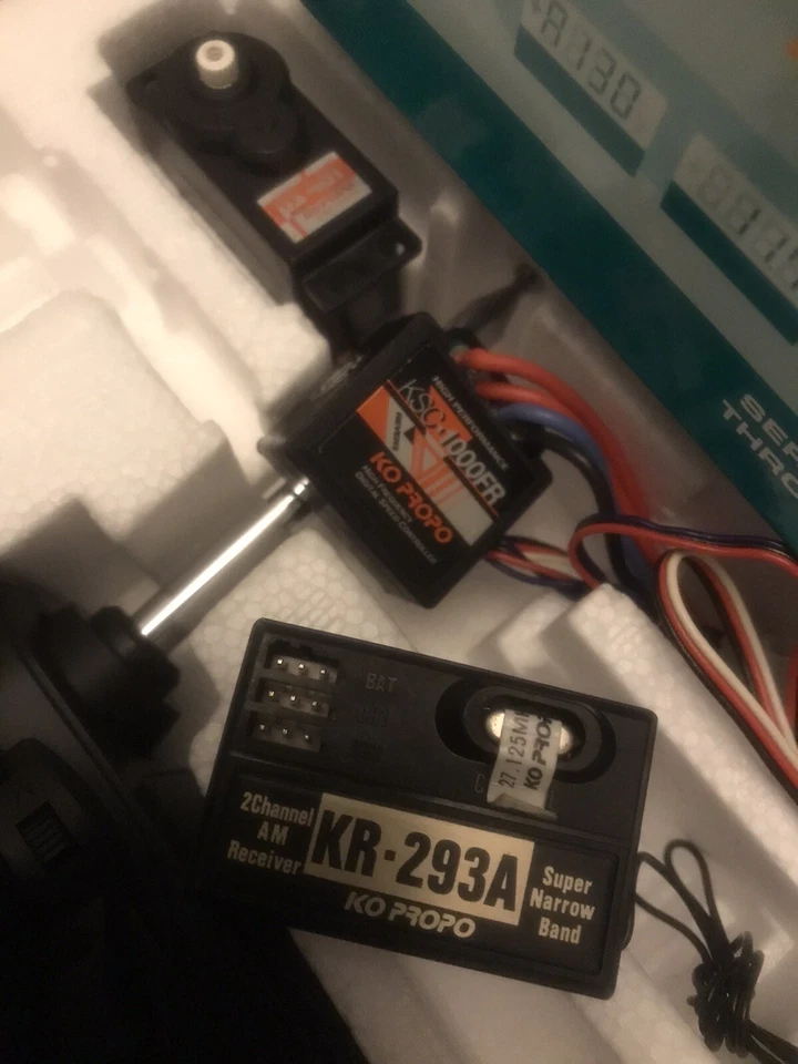 NEW KO PROPO EX-5 MASTER RADIO GEAR SET INC KSC-1000FR ESC & KR-293A & SERVO NIB - Image 3 of 3