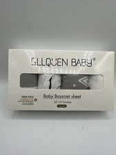 Gllquen Baby Bassinet Sheet 4 Pk. Assorted Prints 32 16 3 Factory Sealed Star