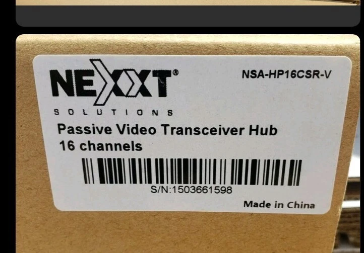 Nexxt Solutions HD Passive Video Tranceiver Hub Pro Series 16 Channel - Image 2 of 4