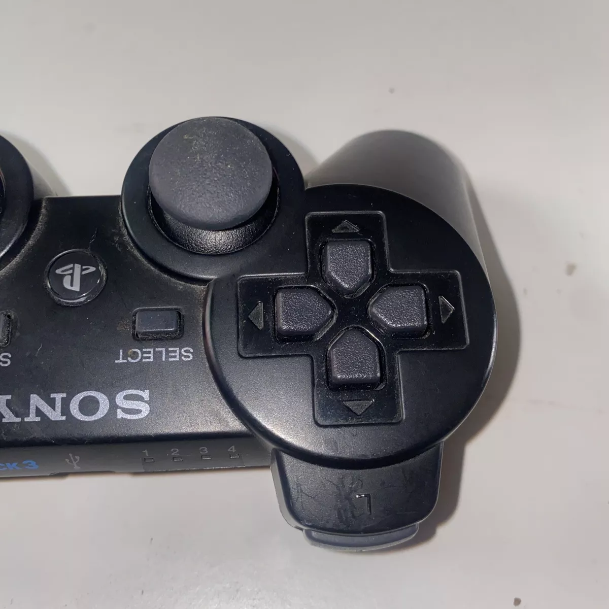 Sony Playstation 3 PS3 DualShock 3 Controller Black Genuine OEM