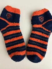 2 PAIR SET! Chicago Bears FBF Women’s Cozy Fuzzy Sleep Socks. OSFM (FZ9)