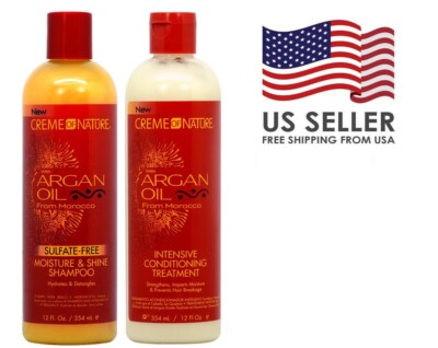 Creme of Nature Argan Oil Sulfate Free Shampoo & Conditioning Treatment