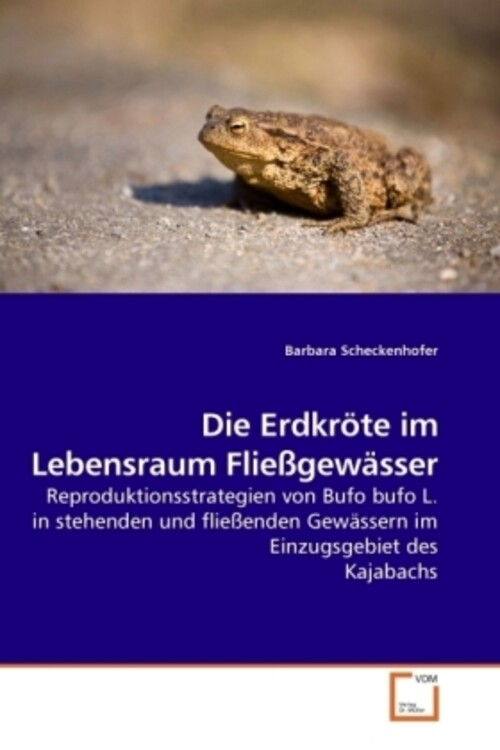 Thumbnail - Barbara Scheckenhofer | Die Erdkröte Lebensraum Fließgewässer |