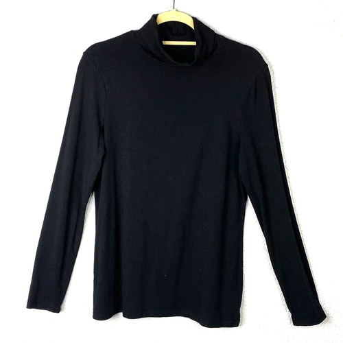 Merona Turtleneck Top Womens XL Black 