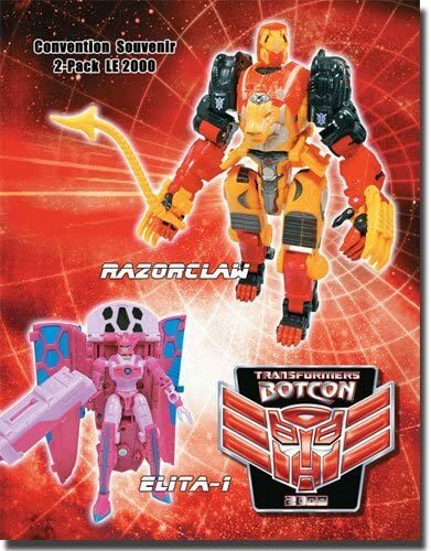 Transformers Razor Claw & Elita-1 Action Figure Set 