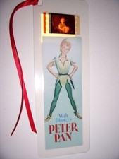 PETER PAN  Disney Rare Memorabilia Movie Film Cell Bookmark