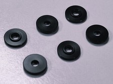 6 NEW Black Washers Mobylette Motobecane Raleigh for Side ChainGuard Cover Screw