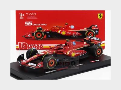 1:43 BURAGO Ferrari F1 Sf-24 #55 Imola Gp 2024 Carlos Sainz BU36843-S-IMOLA Mode