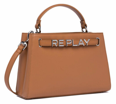 REPLAY Handbag Handtasche Umhängetasche Tasche Brick Brown terracotta Neu