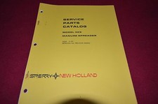 New Holland 329 Manure Spreader Dealer's Parts Book Manual GDOH