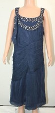 Sara Sara Girls Dress Style D7907 Size 12 Color Navy Blue NWT